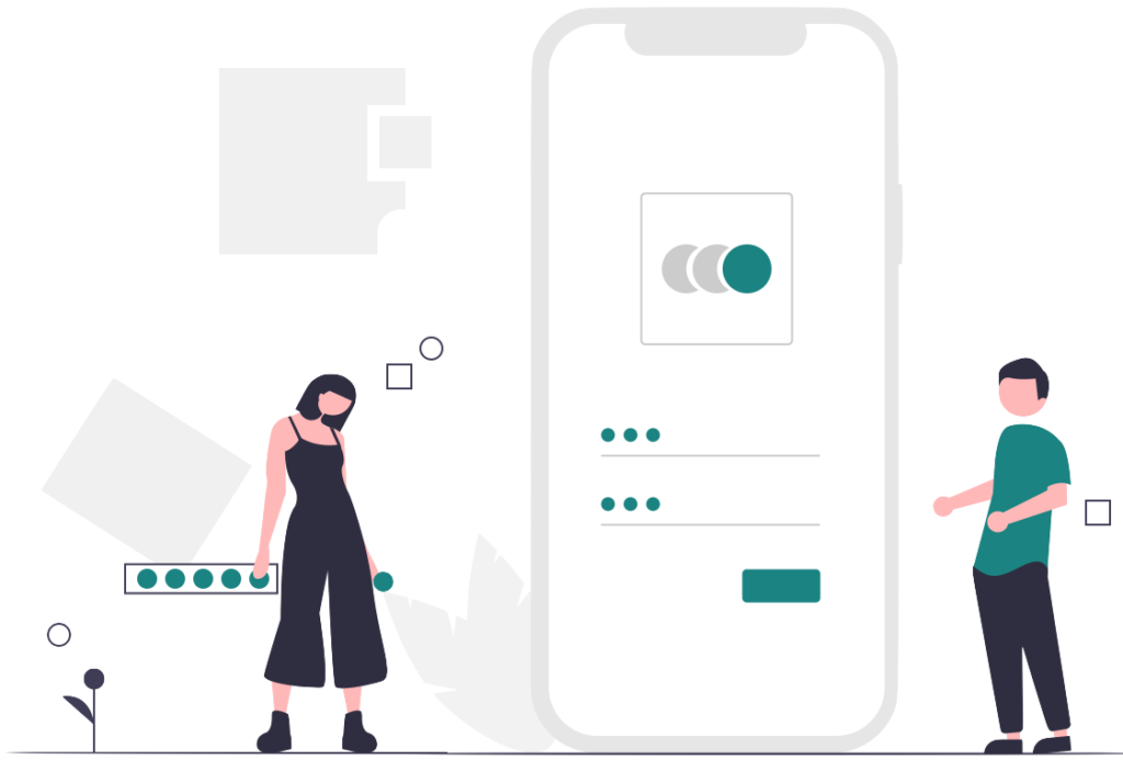 A man and woman about to sign in to TradelineWorks.com.